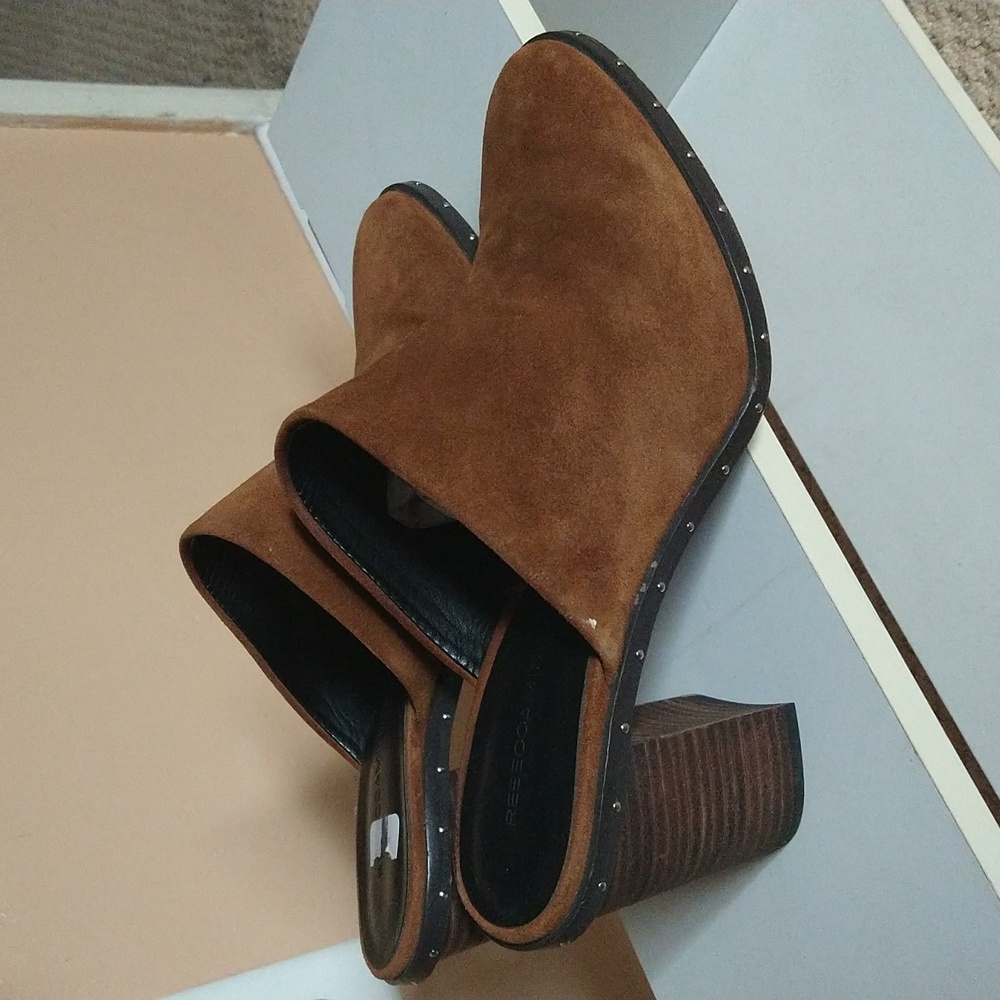 Rebecca Minkoff Galyn Pin Stud Heeled Mules size 8.5